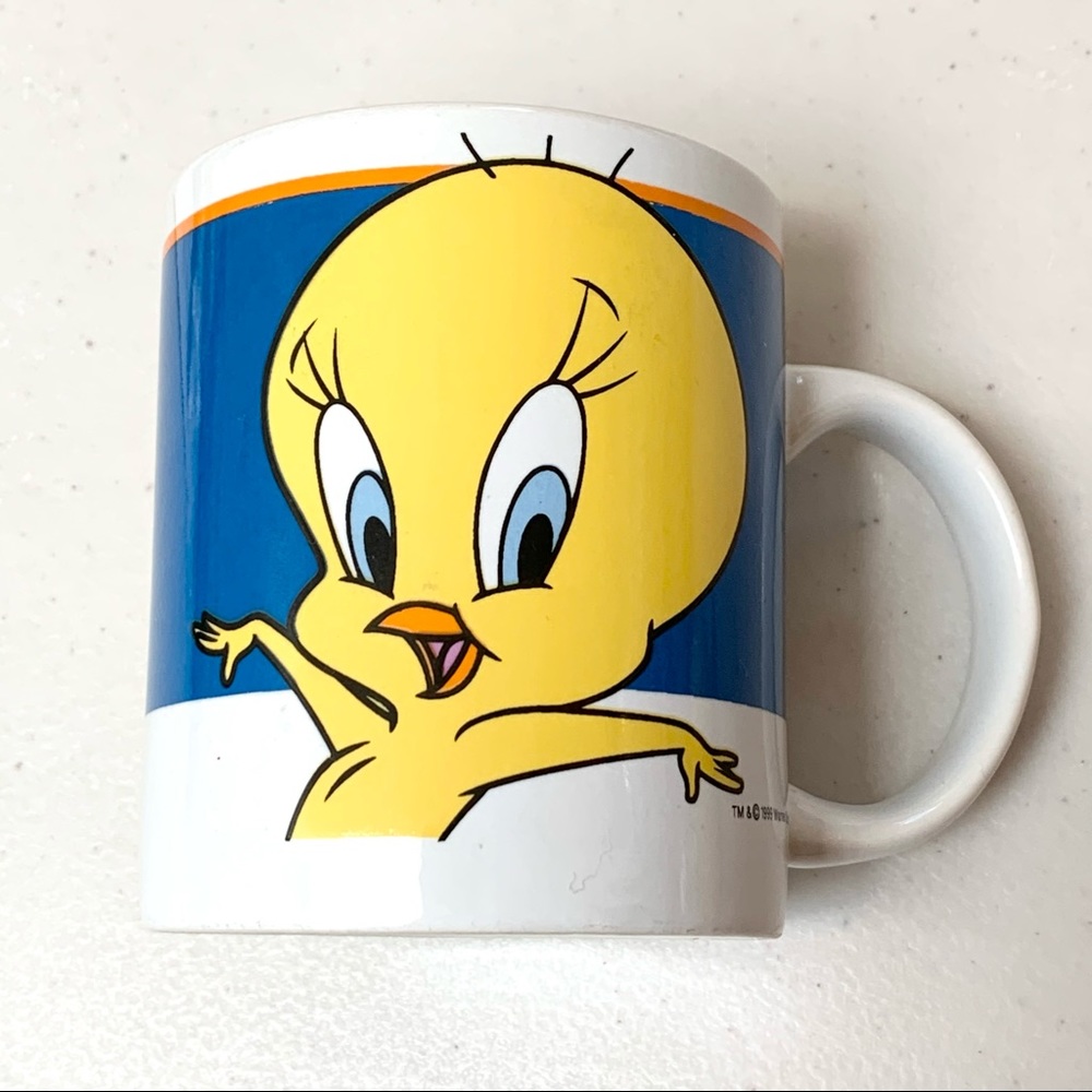 Looney Tunes Tweety 1999 Vintage Mug